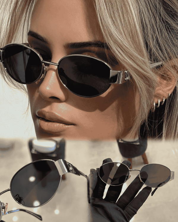 Vintage Round Sunglasses – Classic Black Edition for Men and Women- FashionRazor