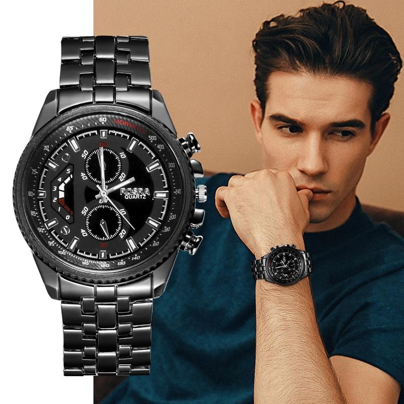 Steel wrist online watch