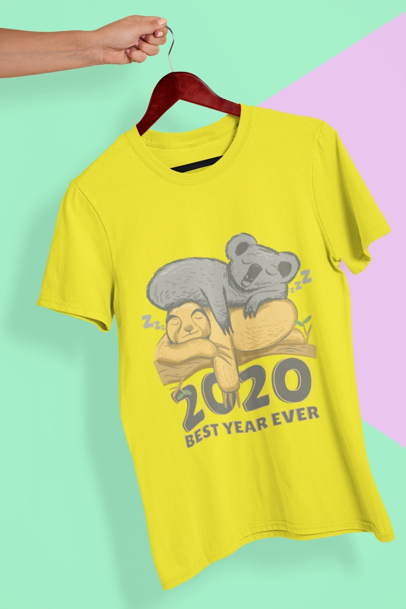 2020 Best Year Ever Mens Half Sleeves T-shirt- FunkyTeesClub - Funky Tees Club