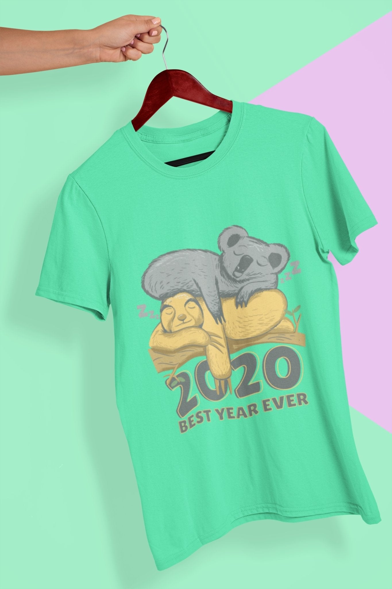 2020 Best Year Ever Mens Half Sleeves T-shirt- FunkyTeesClub - Funky Tees Club