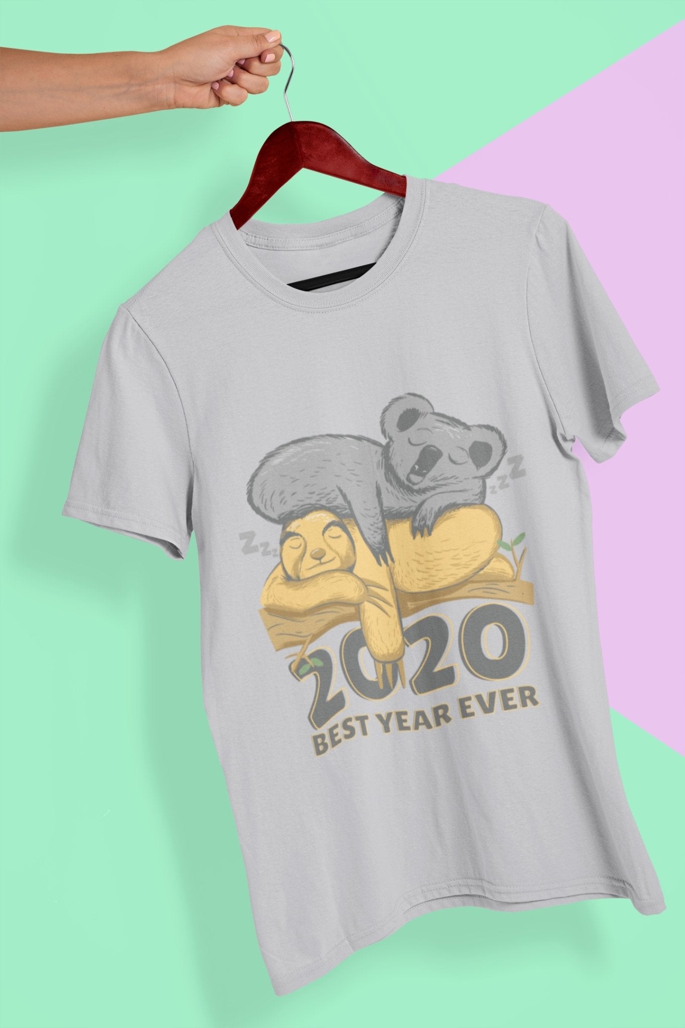 2020 Best Year Ever Mens Half Sleeves T-shirt- FunkyTeesClub - Funky Tees Club