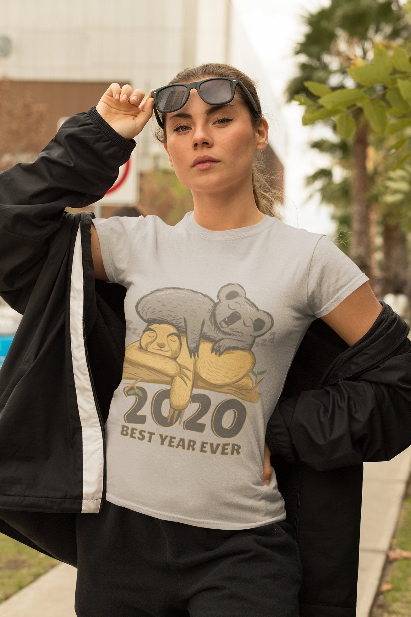 2020 Best Year Ever Women Half Sleeves T-shirt- FunkyTeesClub - Funky Tees Club