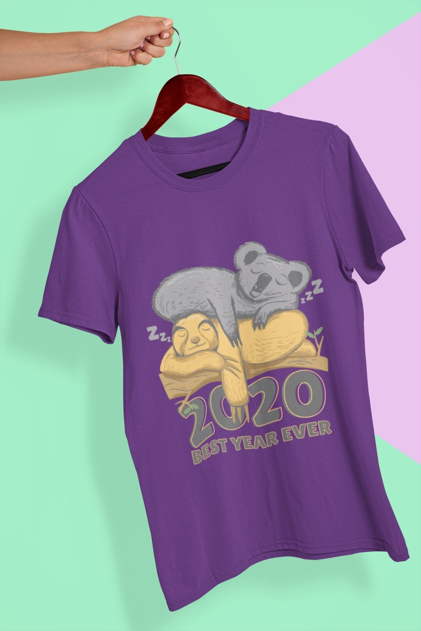 2020 Best Year Ever Women Half Sleeves T-shirt- FunkyTeesClub - Funky Tees Club