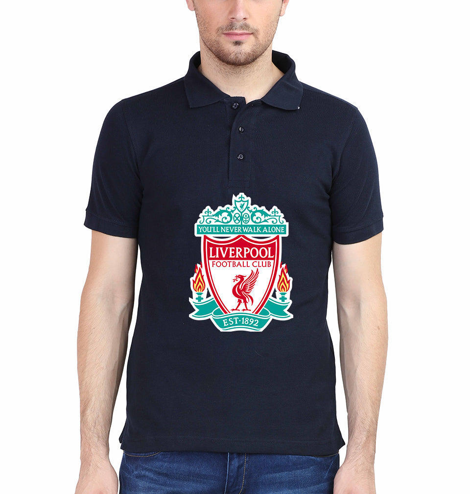 Liverpool Logo Men Polo Half Sleeves T-Shirts-FashionRazor