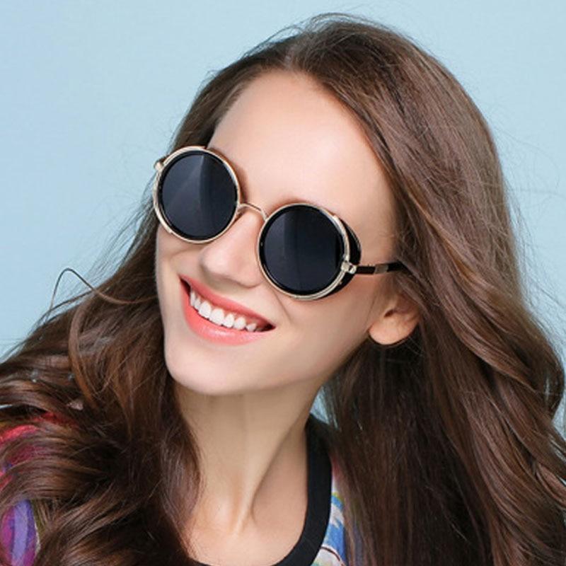 Round sunglasses for girl store