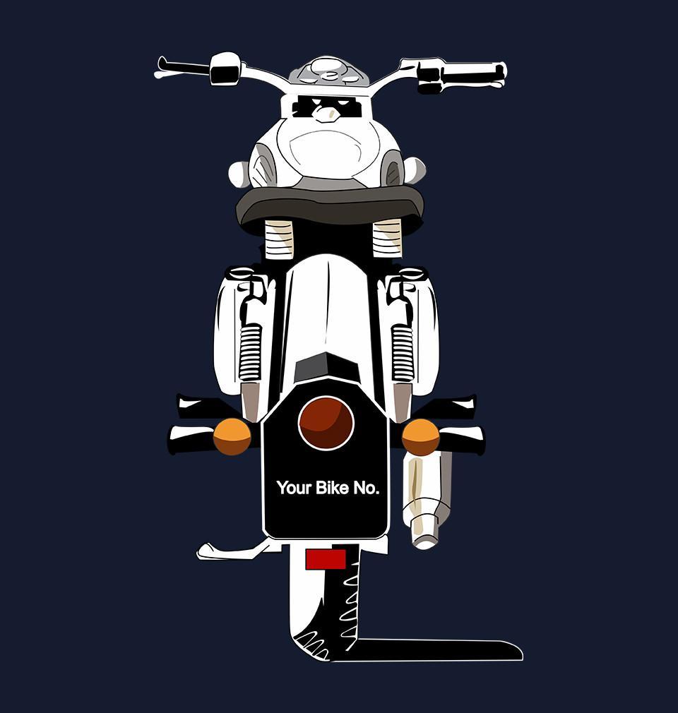 FunkyTradition Bullet With Your Number Plate Navy Blue Hoodies