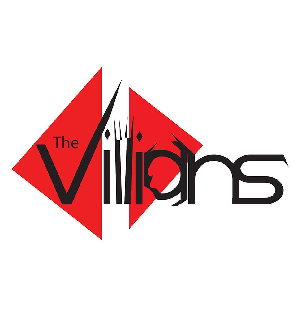 FunkyTradition White Round Neck The Villians Men Half Sleeves T-Shirt