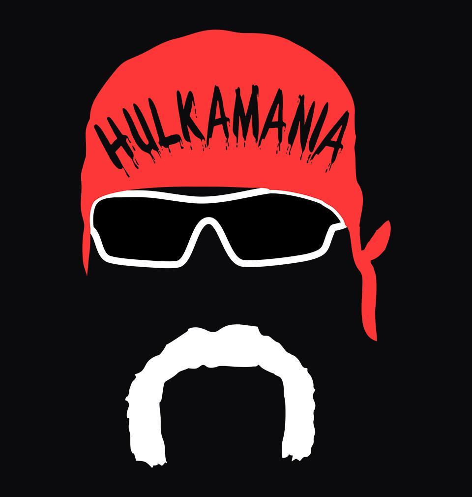 FunkyTradition Black Round Neck Hulkmania Men Half Sleeves T-Shirt