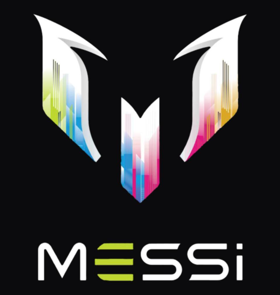 FunkyTradition Black Round Neck Messi Half Sleeves T-Shirt