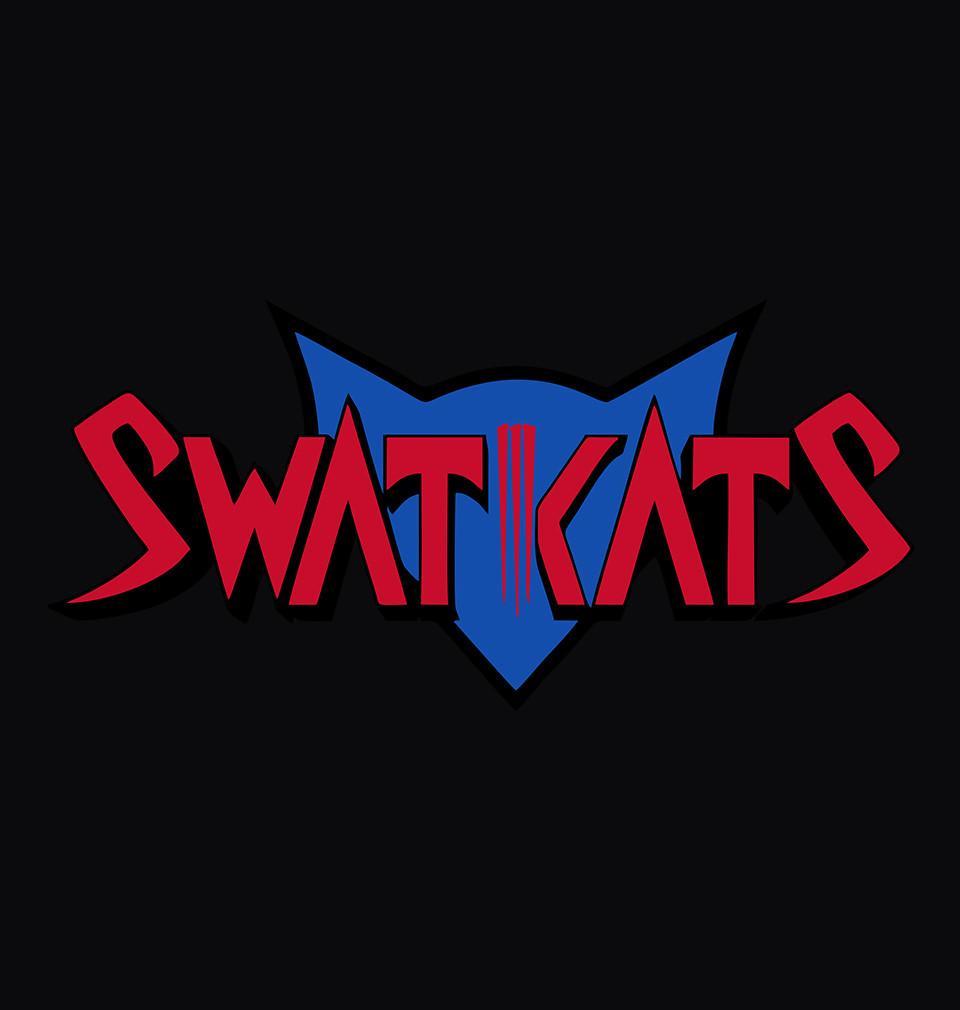 FunkyTradition Black Round Neck Swat Kat Half Sleeves T-Shirt