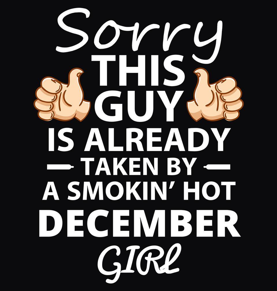 FunkyTradition Black Round Neck This Guy Already Taken Mens Half Sleeves T-shirt