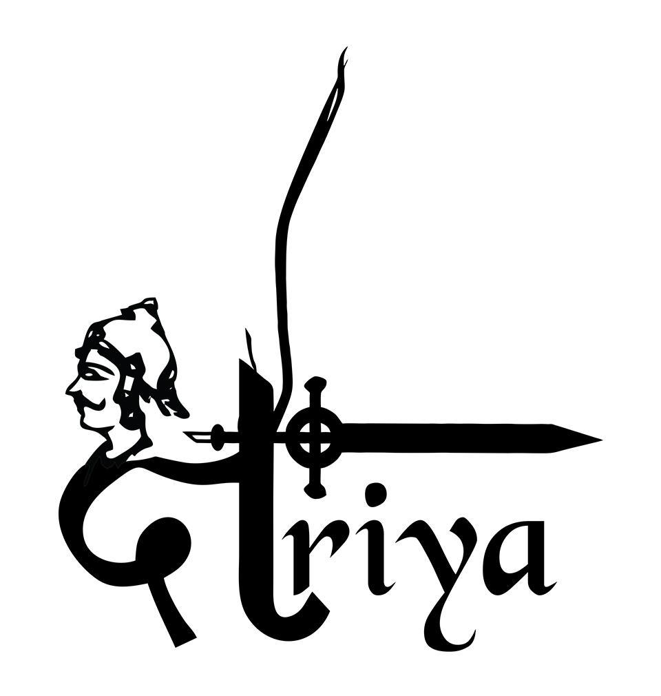 FunkyTradition Round Neck Black Akshariya Half Sleeves T-Shirt