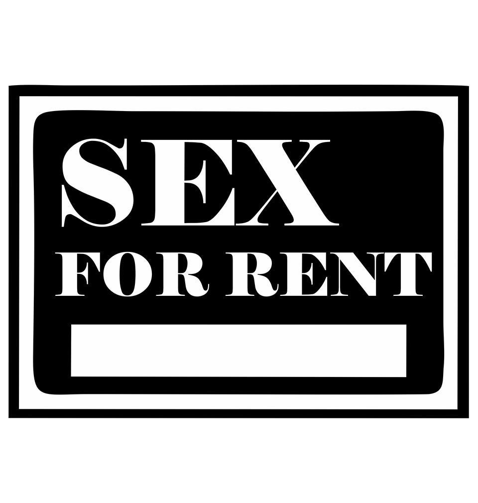 FunkyTradition White Round Neck Sex For Rent Half Sleeves T-Shirt