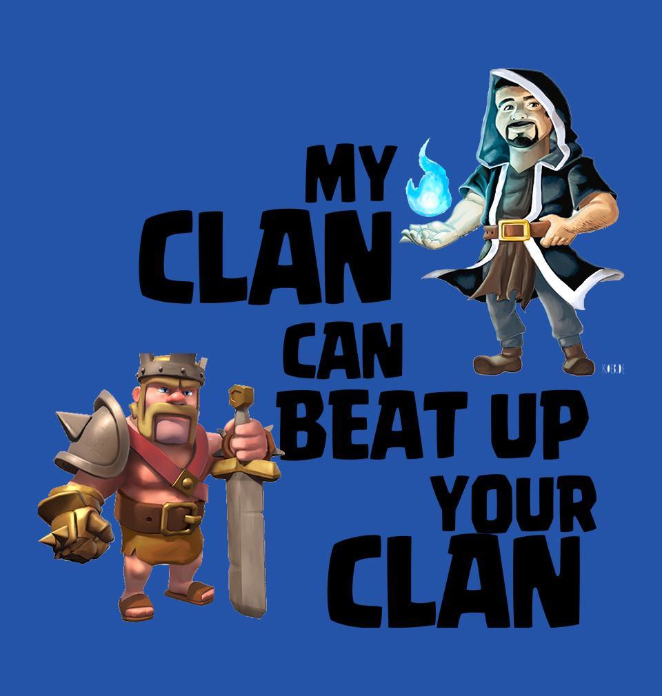 FunkyTradition Black My Clean Can Beat Up Mens Half Sleeves T-shirt