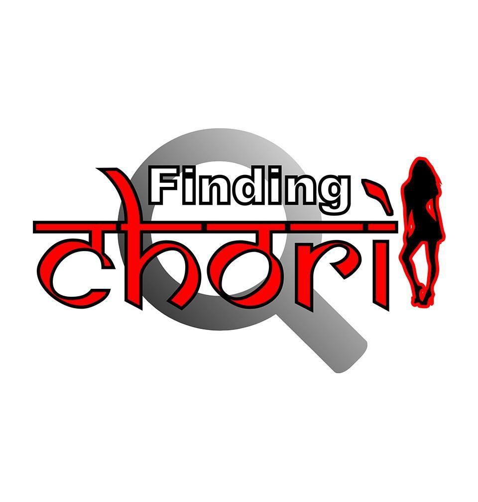 FunkyTradition Black Round Neck Finding Chhori Men Half Sleeves T-Shirt