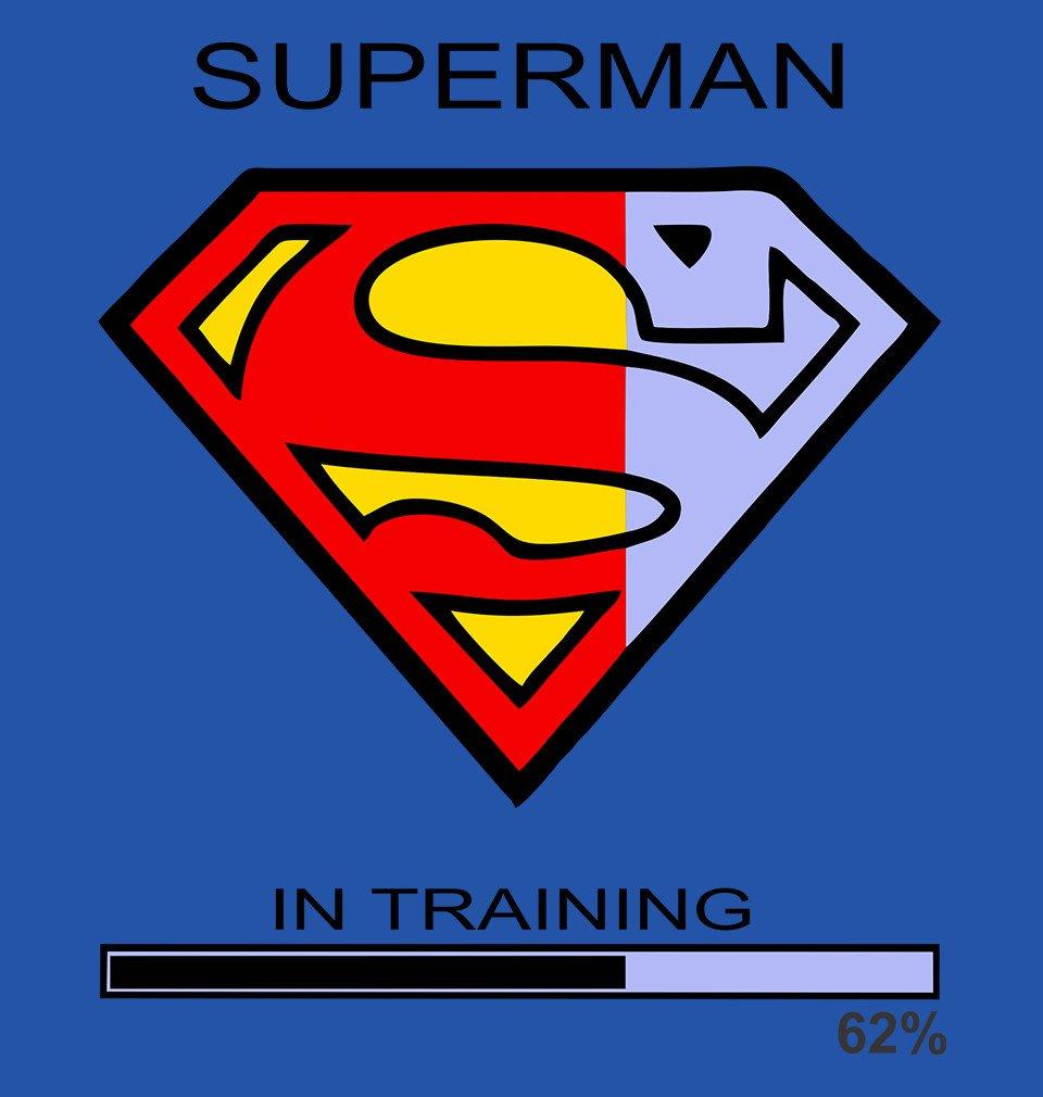 Superman In Training Hoodie Full sleeves-Funky Hoodies