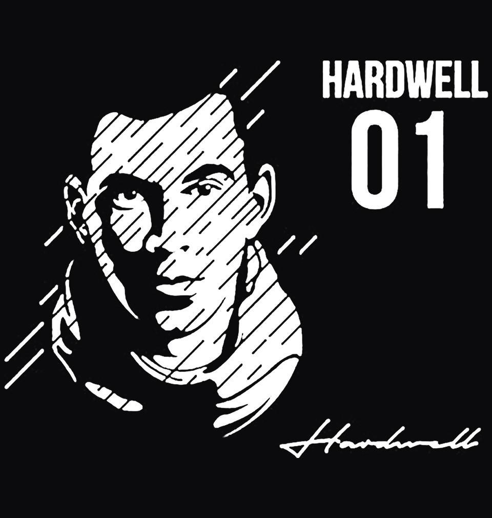 FunkyTradition Black Round Neck Hardwell 01 Half Sleeves T-Shirt