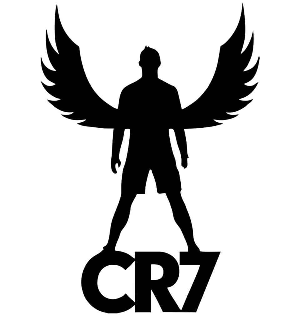 FunkyTradition White Round CR7 Cristiano Ronaldo Men Half Sleeves T-Shirt