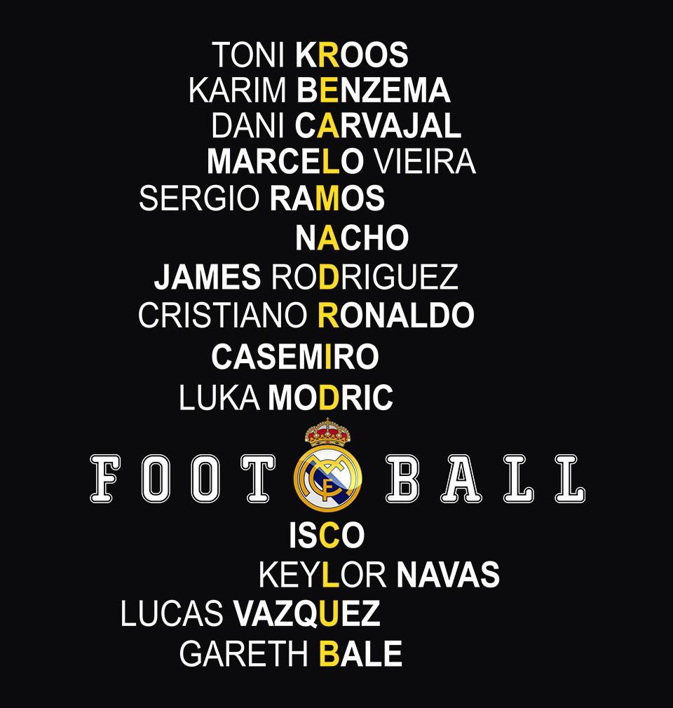 FunkyTradition Black Round Neck Real Madrid Men Half Sleeves T-Shirt