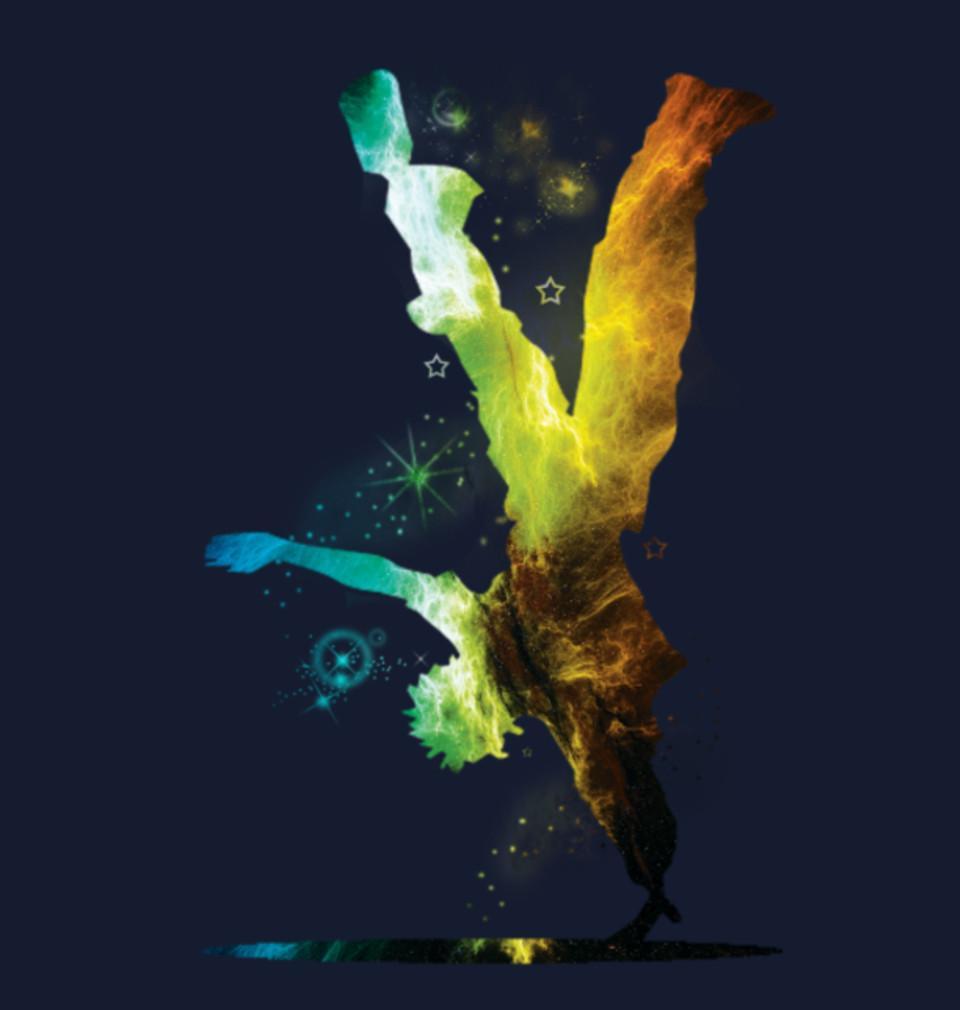 FunkyTradition Black Round Neck Music Dance Men Half Sleeves T-Shirt