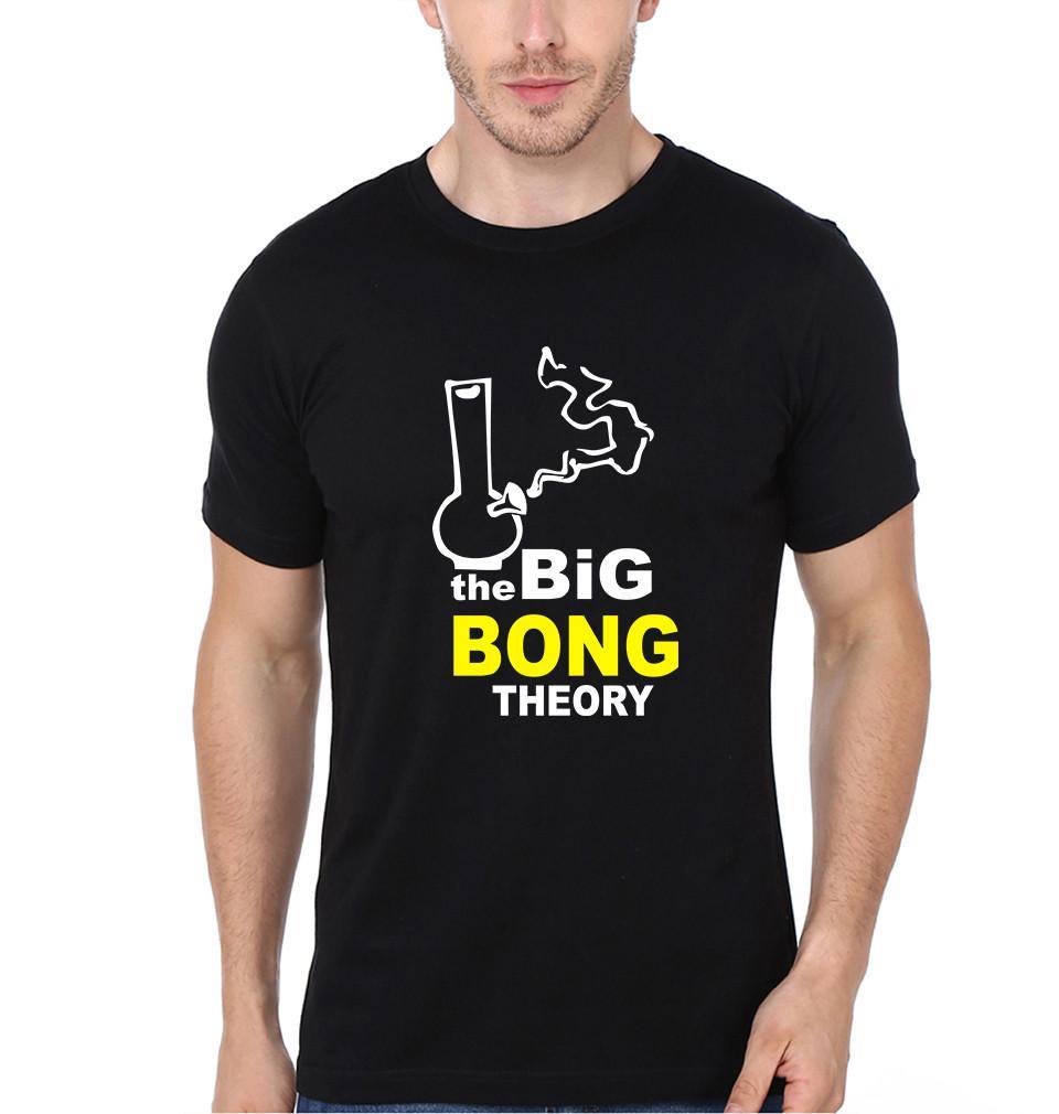 FunkyTradition Black Round Neck The Big Bong Theory Half Sleeves T-Shirt