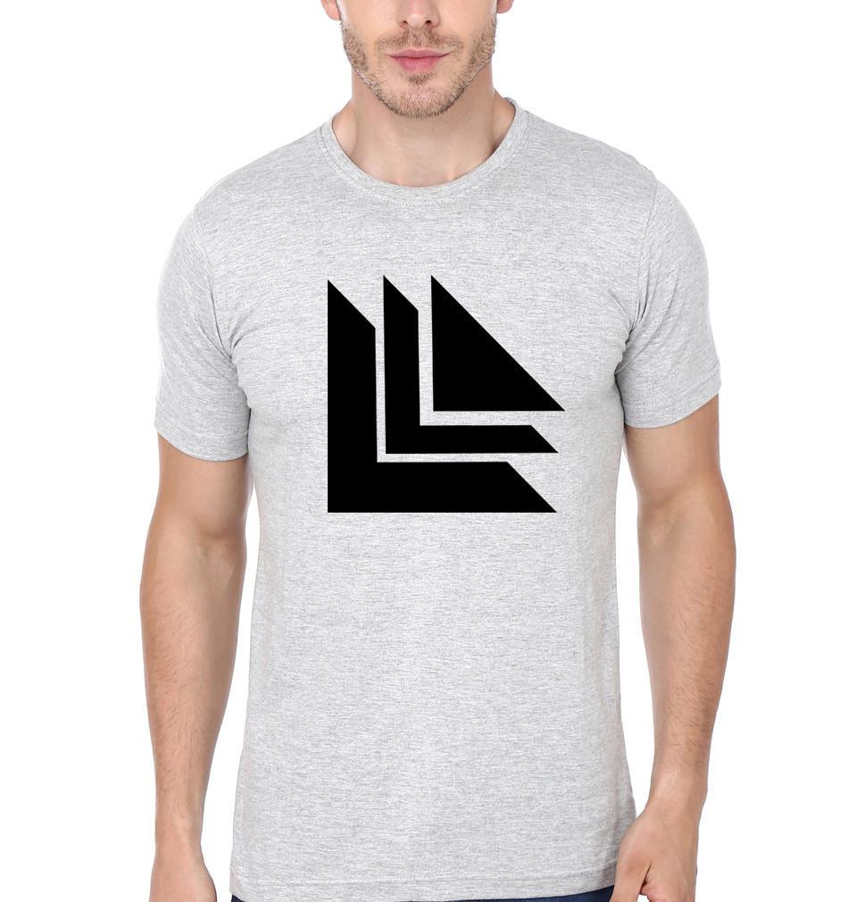 FunkyTradition Gey Round Neck Revealed Half Sleeves T-Shirt