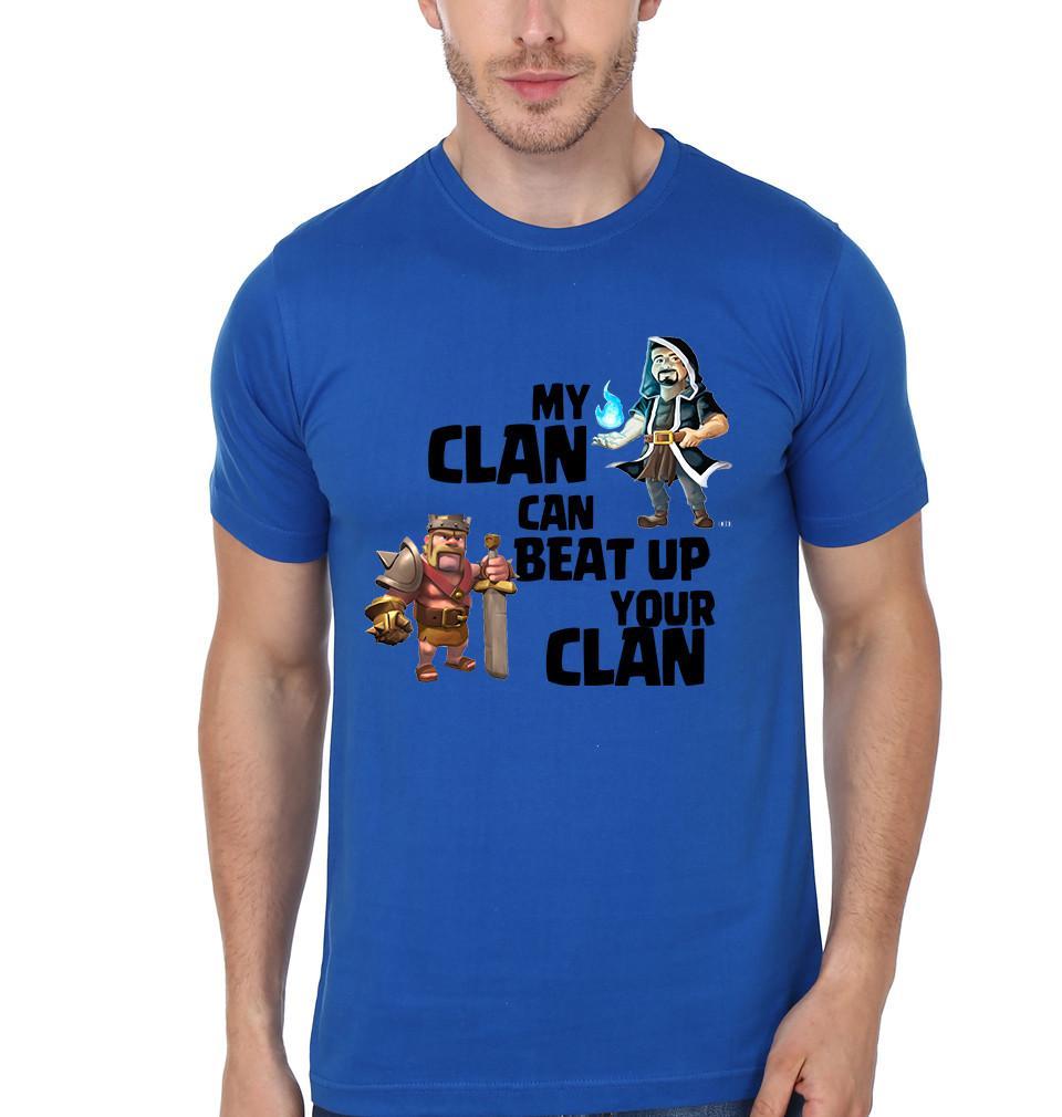 FunkyTradition Black My Clean Can Beat Up Mens Half Sleeves T-shirt