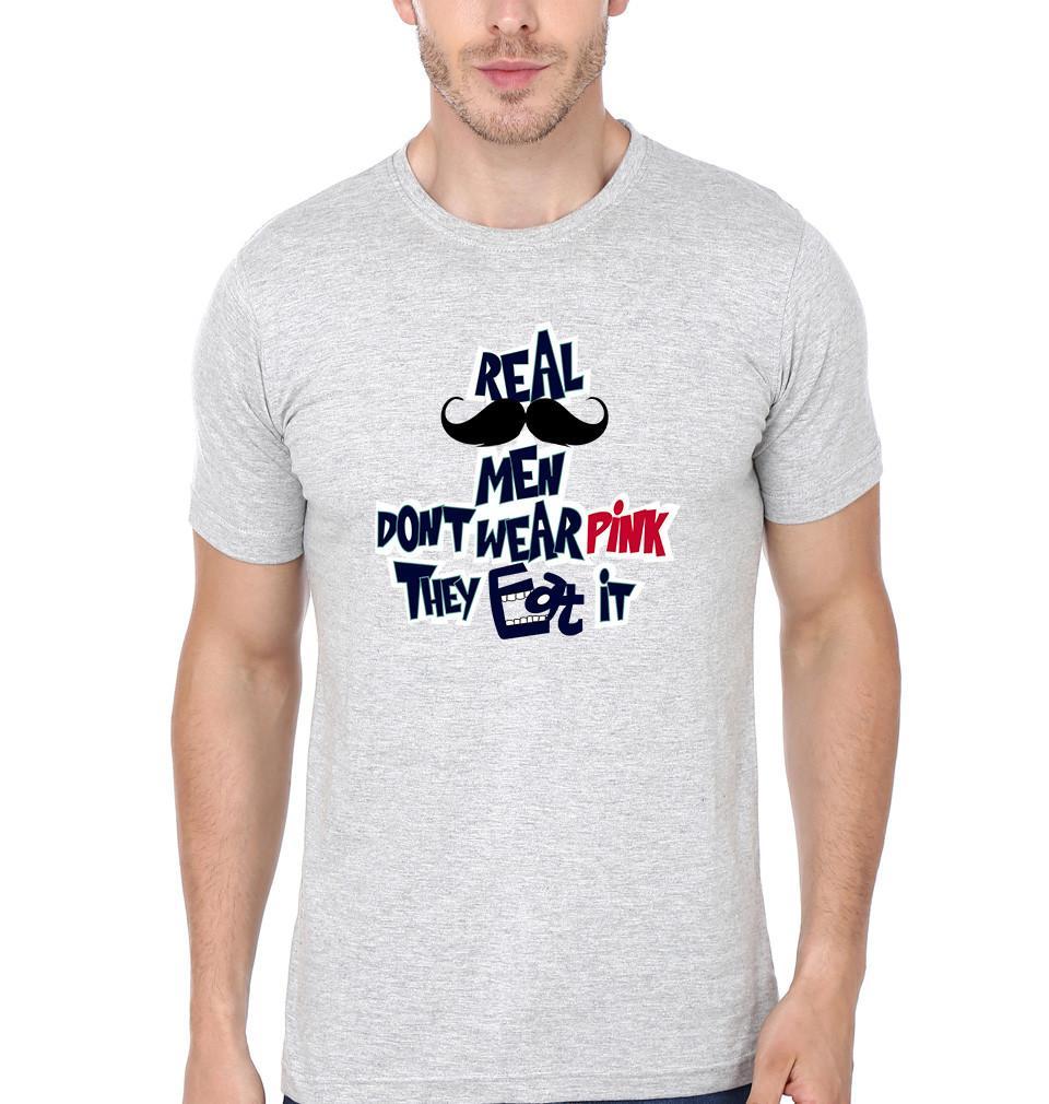 FunkyTradition Real Men Dont Wear Pink They It Mens Half Sleeves T-Shirt