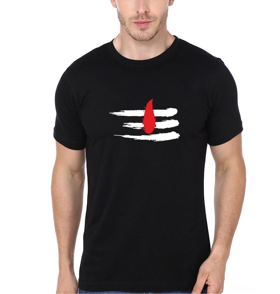 FunkyTradition Black Round Neck Mahadev Half Sleeves T-Shirt