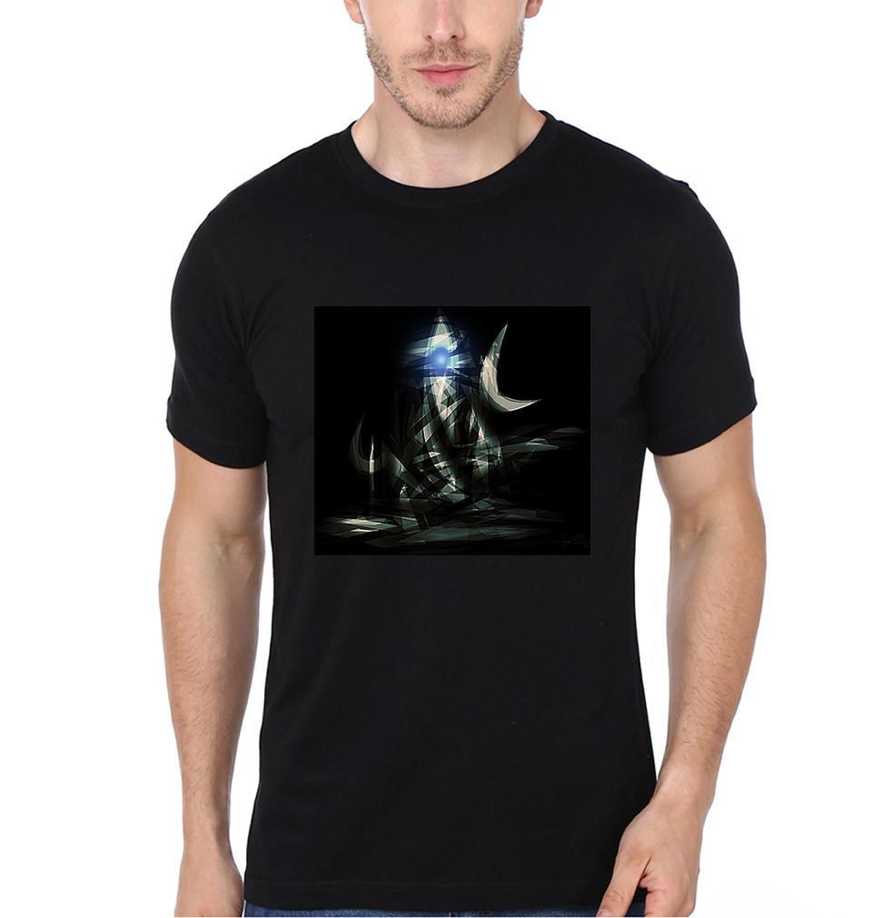 FunkyTradition Black Round Neck Shiva Men Half Sleeves T-Shirt