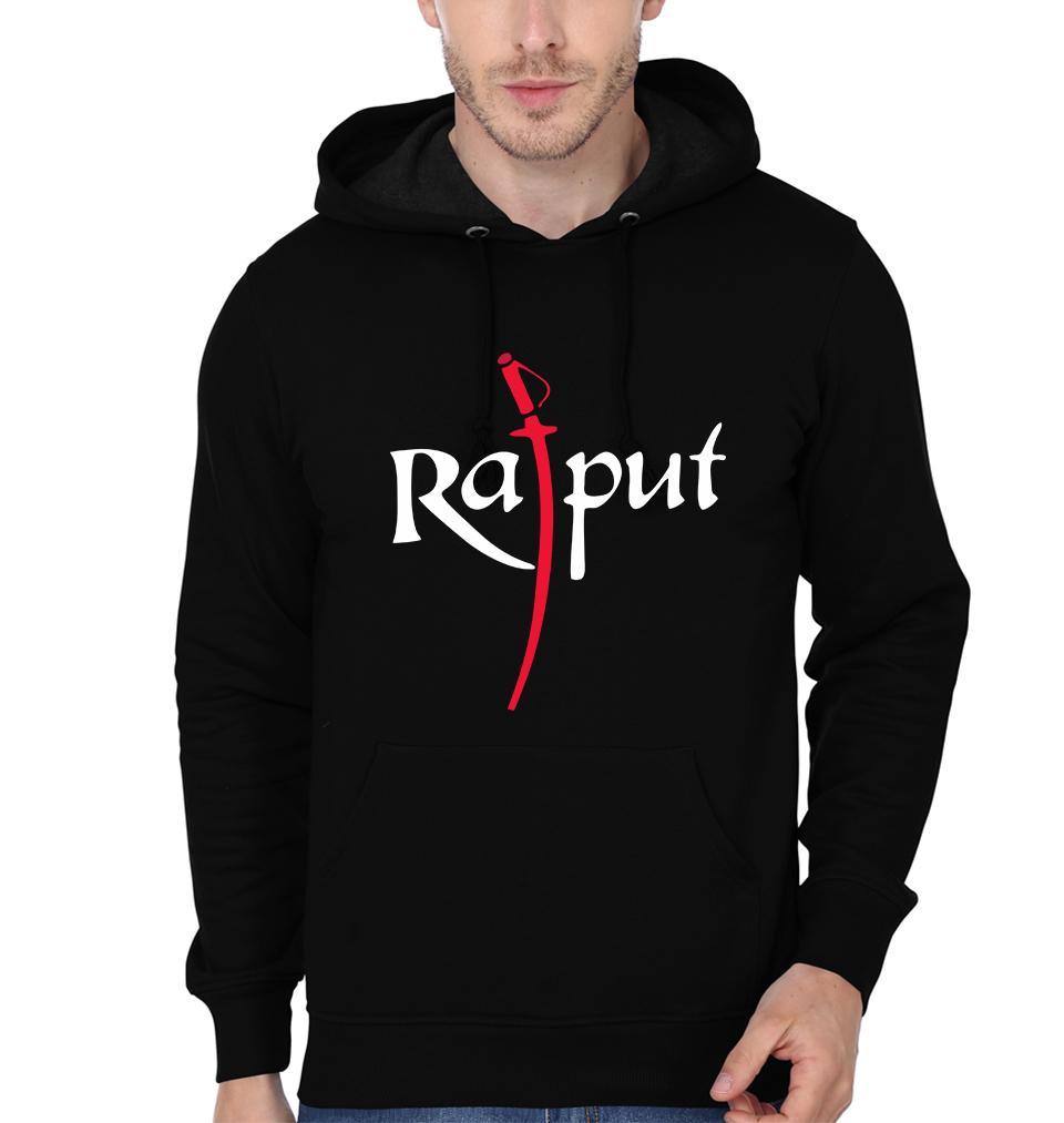 FunkyTradition Rajput Sword Black Hoodies