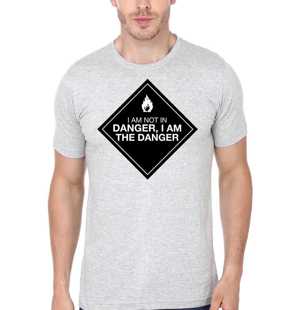 FunkyTradition Round Neck I Am Not In Danger I Am The Danger Half Sleeve T-Shirt