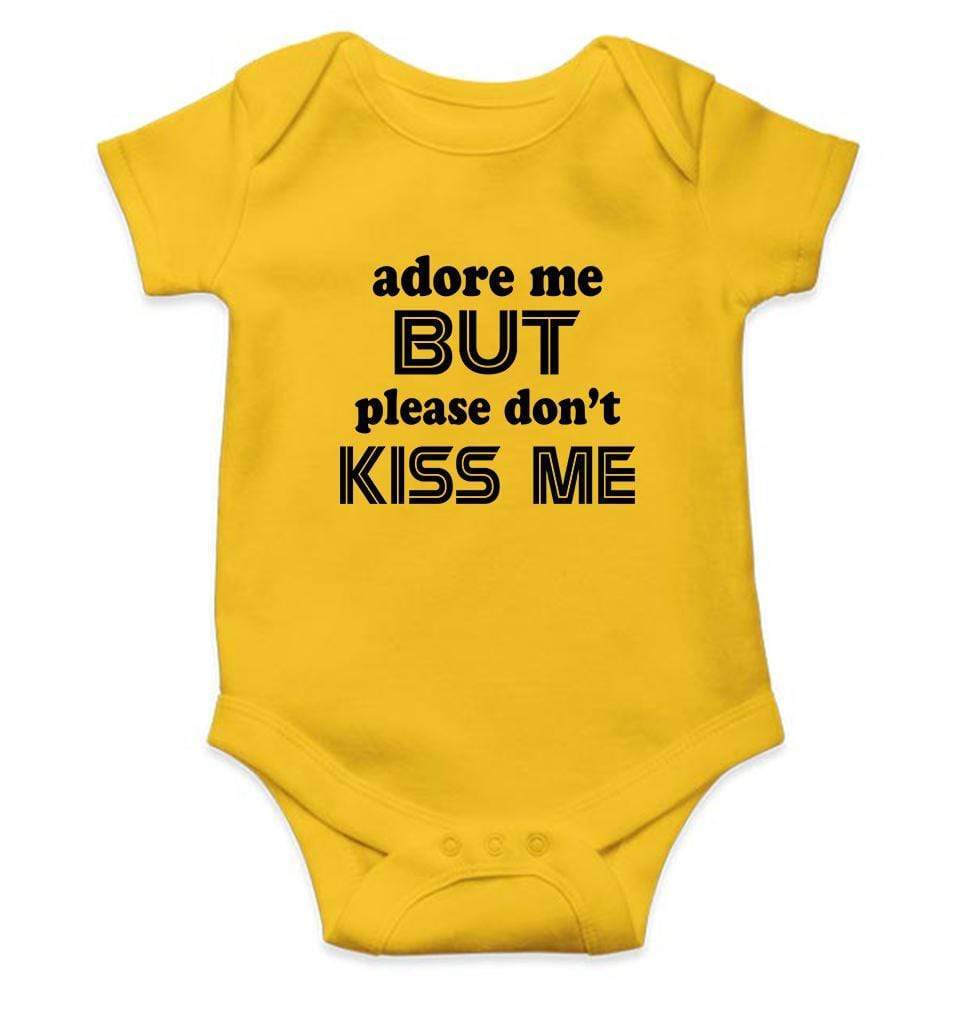 Adore Me But dont Kiss Me Rompers for Baby Girl- FunkyTradition FunkyTradition
