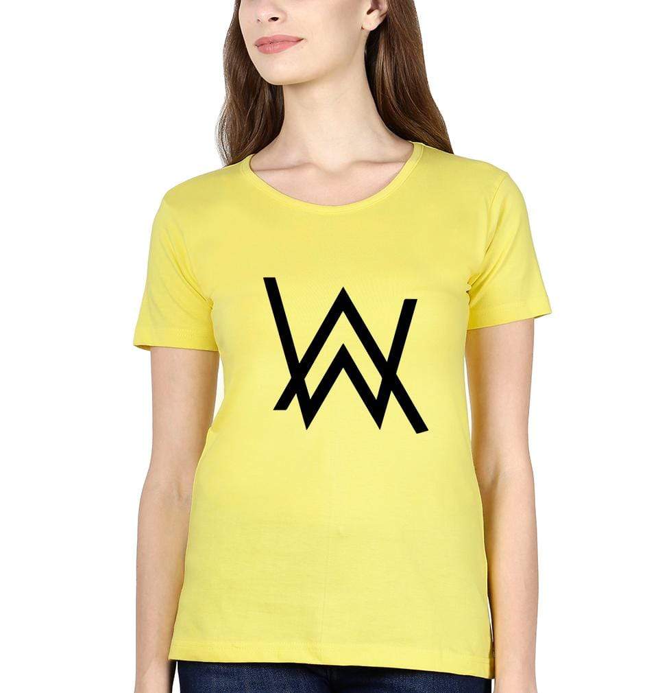 Alan Walker Womens Half Sleeves T-Shirts-FunkyTeesClub - FunkyTeesClub