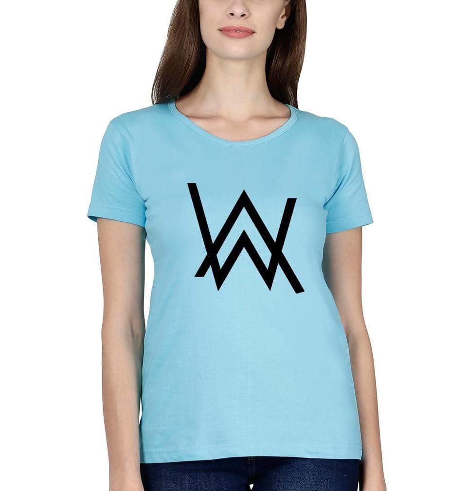Alan Walker Womens Half Sleeves T-Shirts-FunkyTeesClub - FunkyTeesClub