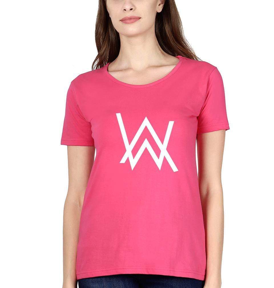 Alan Walker Womens Half Sleeves T-Shirts-FunkyTradition Half Sleeves T-Shirt FunkyTradition