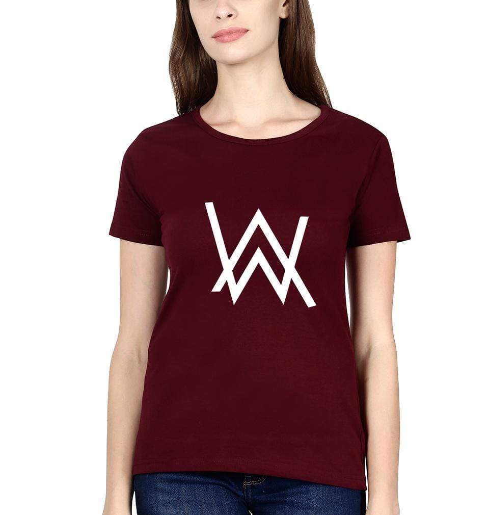 Alan Walker Womens Half Sleeves T-Shirts-FunkyTradition Half Sleeves T-Shirt FunkyTradition