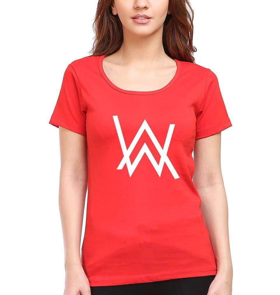 Alan Walker Womens Half Sleeves T-Shirts-FunkyTradition Half Sleeves T-Shirt FunkyTradition