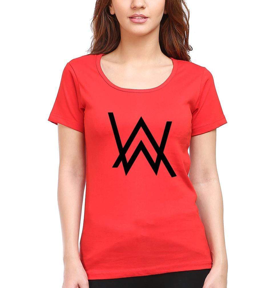 Alan Walker Womens Half Sleeves T-Shirts-FunkyTradition Half Sleeves T-Shirt FunkyTradition