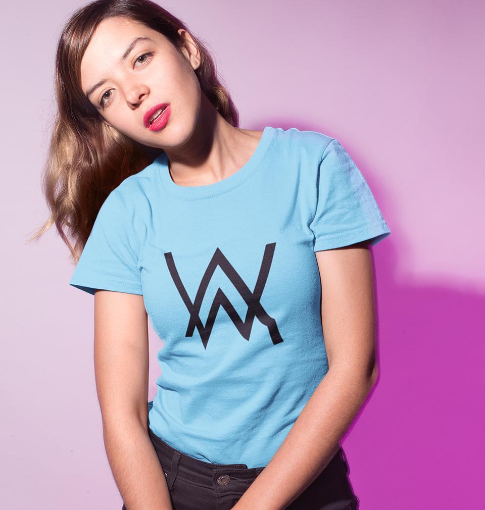 Alan Walker Womens Half Sleeves T-Shirts-FunkyTradition Half Sleeves T-Shirt FunkyTradition