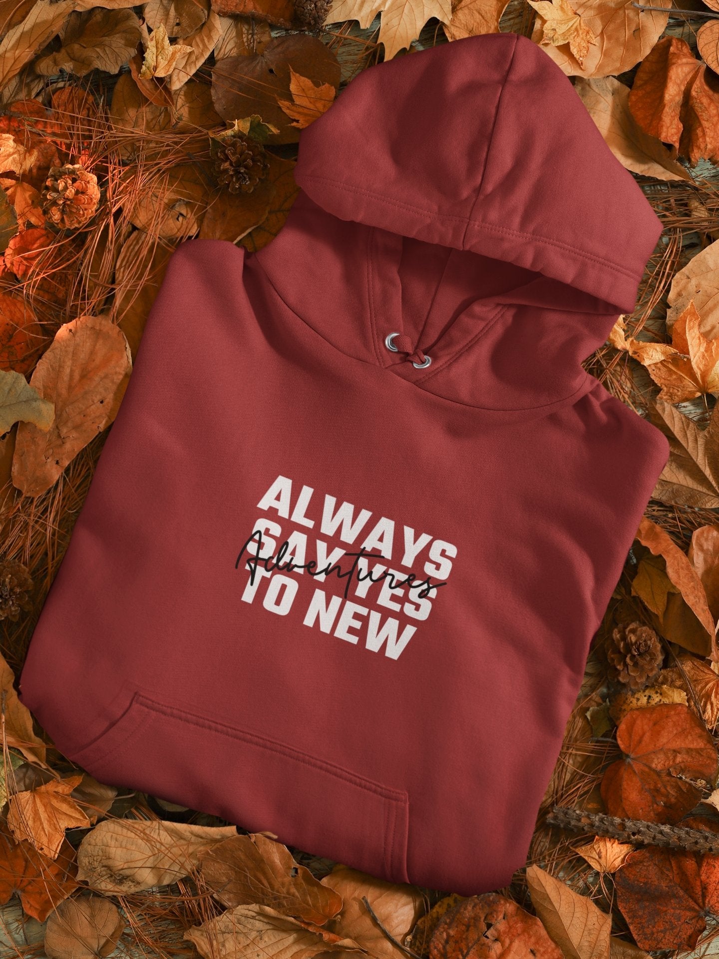 Always Say Yes Hoodies for Women-FunkyTeesClub - Funky Tees Club