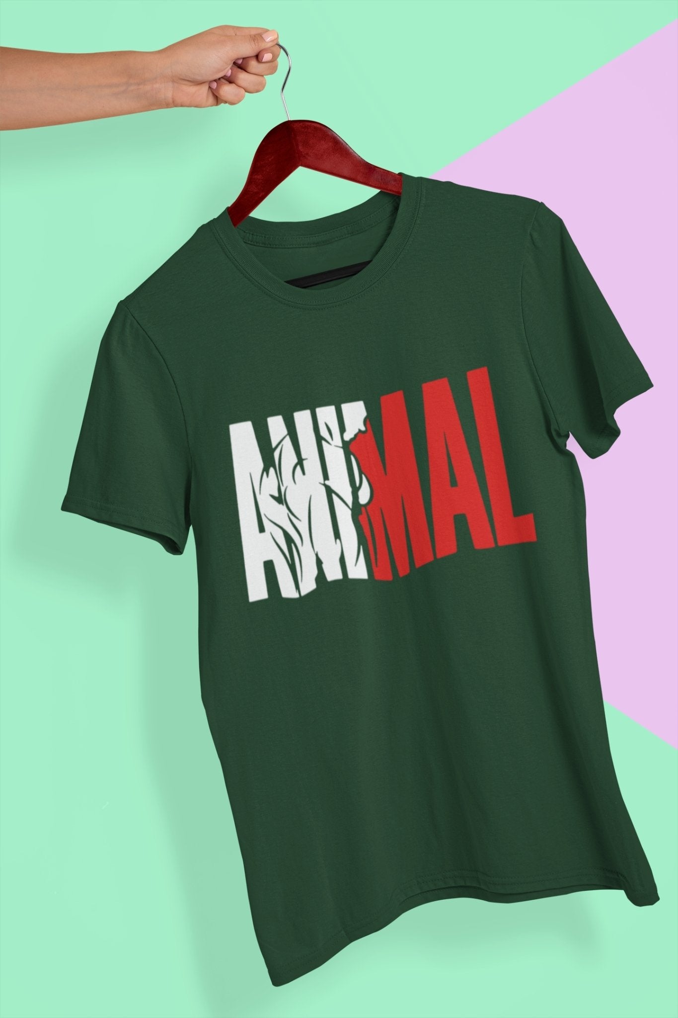 Animal Women Half Sleeves T-shirt- FunkyTeesClub - Funky Tees Club