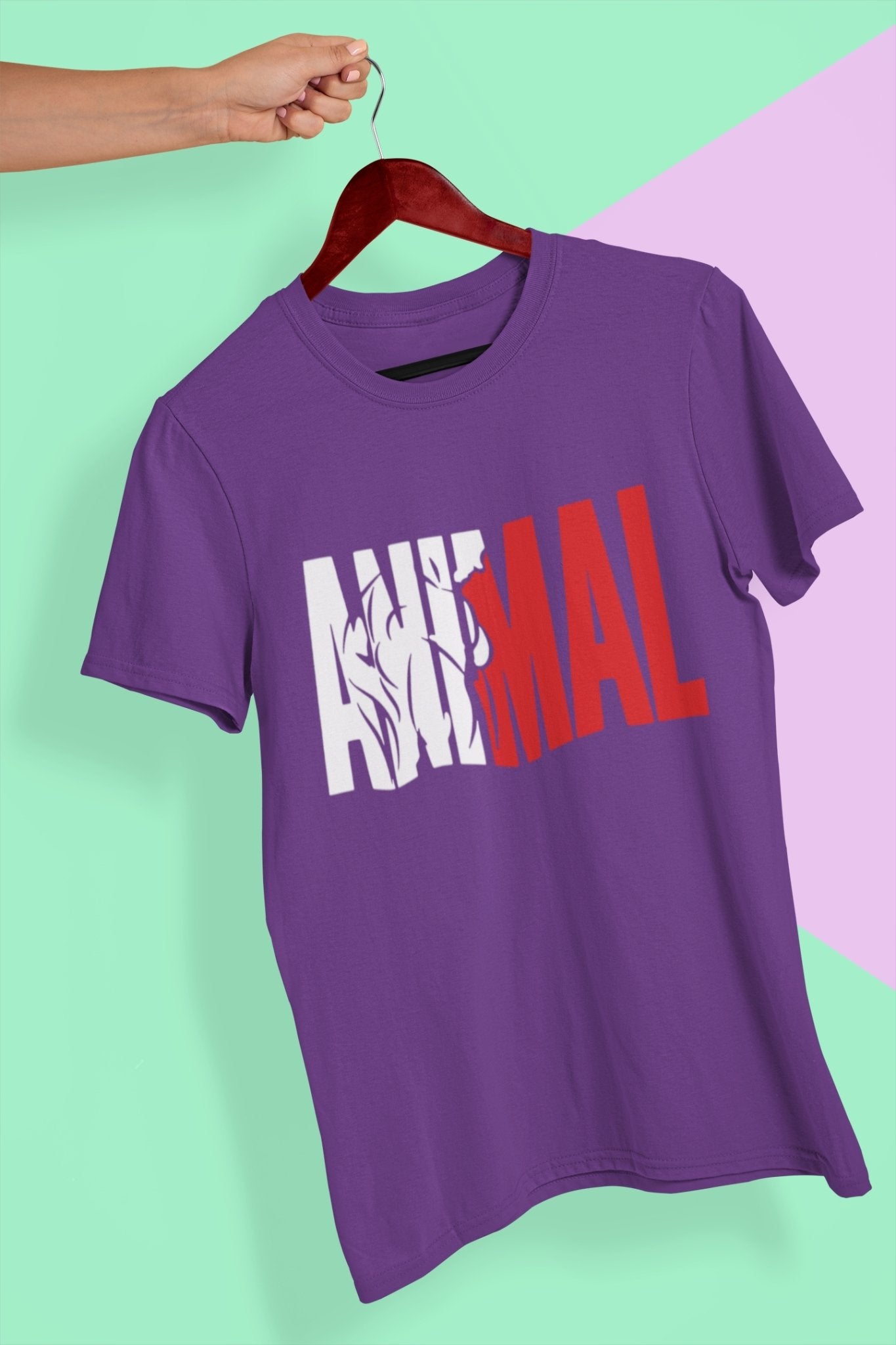 Animal Women Half Sleeves T-shirt- FunkyTeesClub - Funky Tees Club