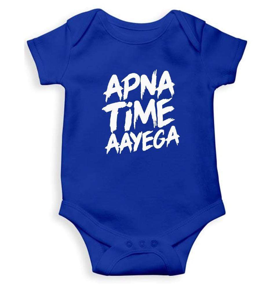 Apna Time Aayega Rompers for Baby Boy - FunkyTradition FunkyTradition