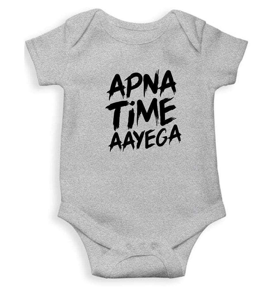 Apna Time Aayega Rompers for Baby Boy - FunkyTradition FunkyTradition