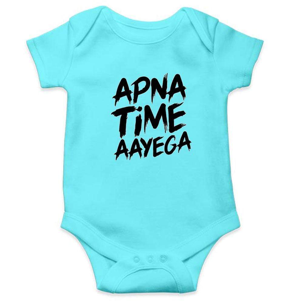 Apna Time Aayega Rompers for Baby Boy - FunkyTradition FunkyTradition