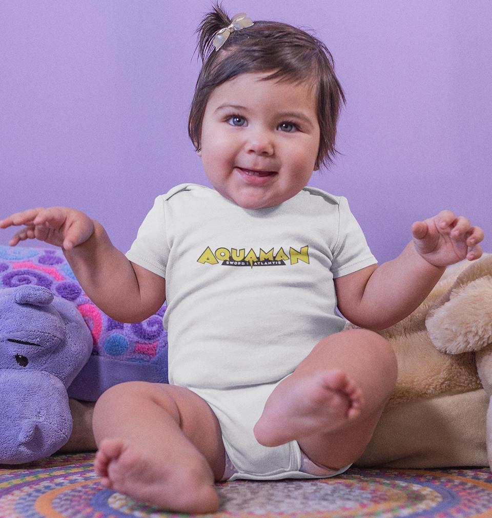 Aqua Man Rompers for Baby Girl- FunkyTradition FunkyTradition