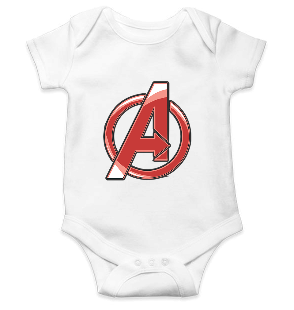 Avenger Logo Rompers for Baby Boy- FunkyTradition FunkyTradition