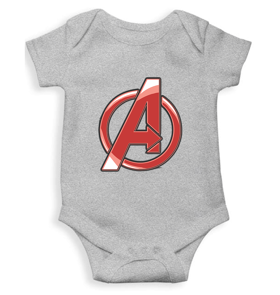 Avenger Logo Rompers for Baby Girl- FunkyTradition FunkyTradition