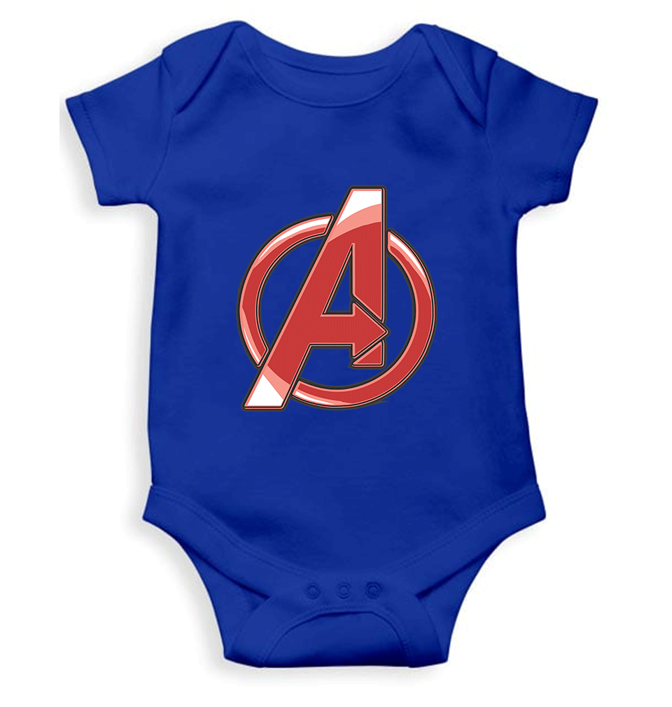 Avenger Logo Rompers for Baby Girl- FunkyTradition FunkyTradition
